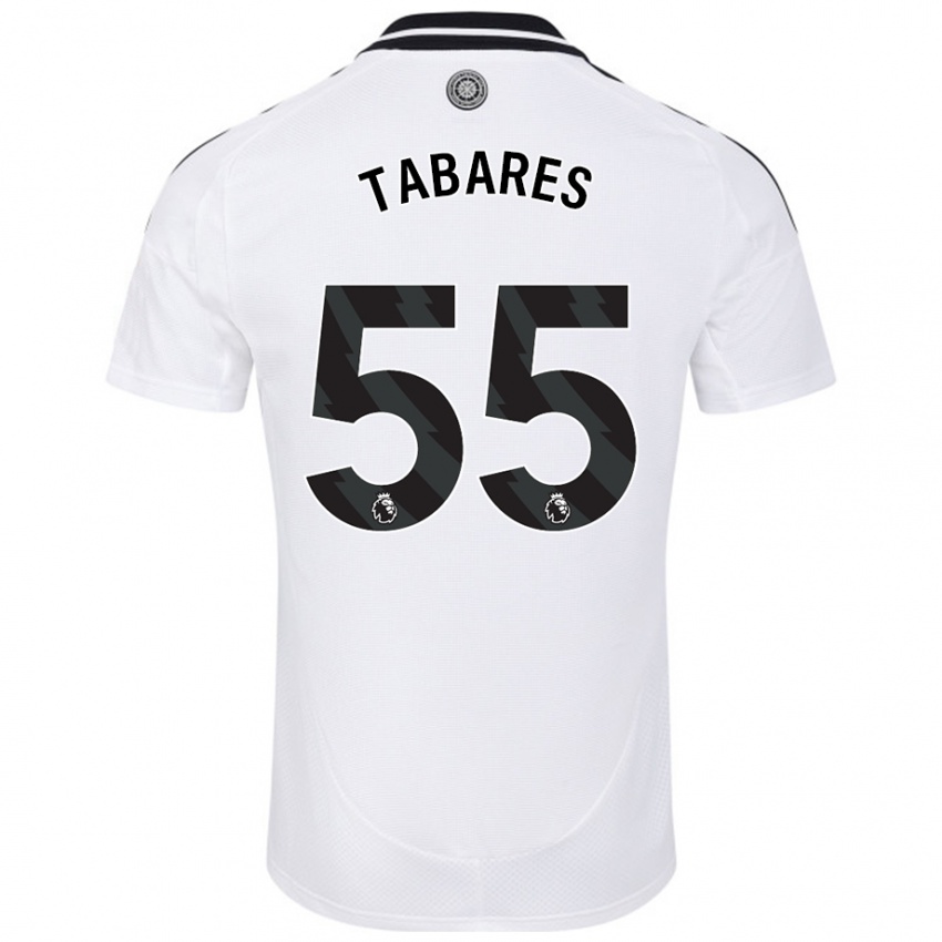 Kinder Samuel Tabares #55 Weiß Heimtrikot Trikot 2024/25 T-Shirt Österreich