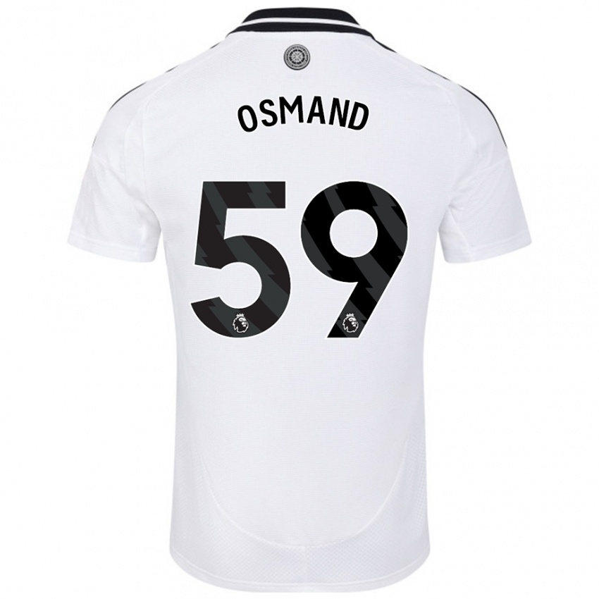 Kinder Callum Osmand #59 Weiß Heimtrikot Trikot 2024/25 T-Shirt Österreich