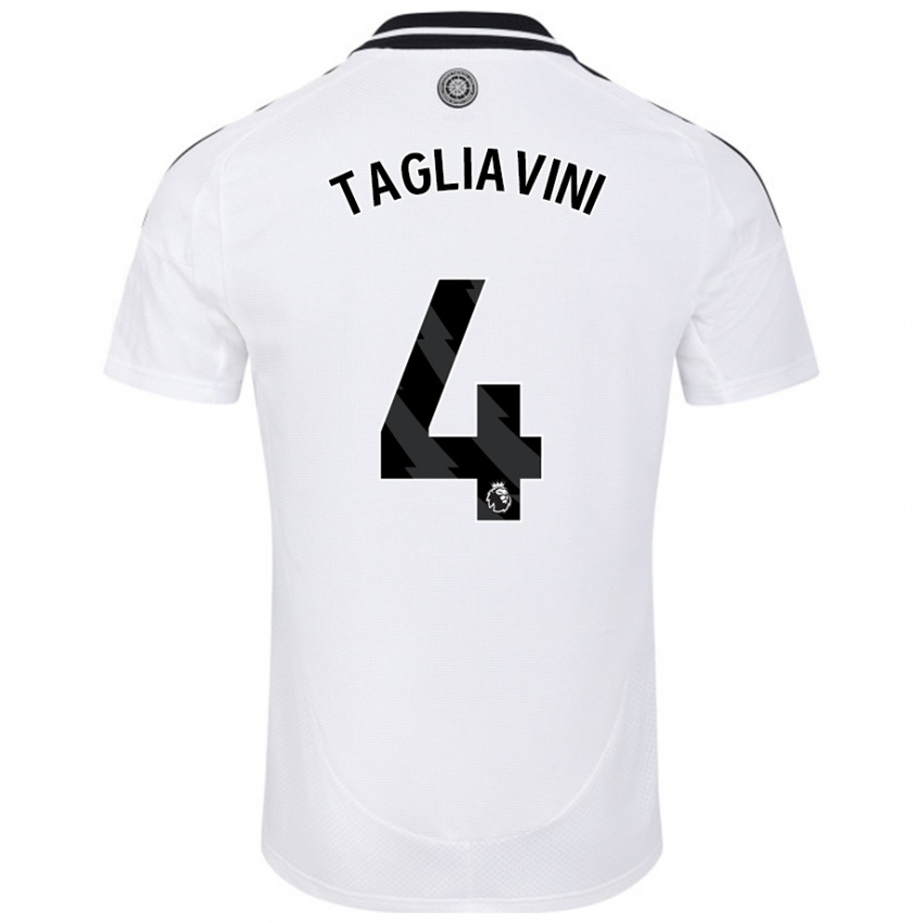 Kinder Ella Tagliavini #4 Weiß Heimtrikot Trikot 2024/25 T-Shirt Österreich