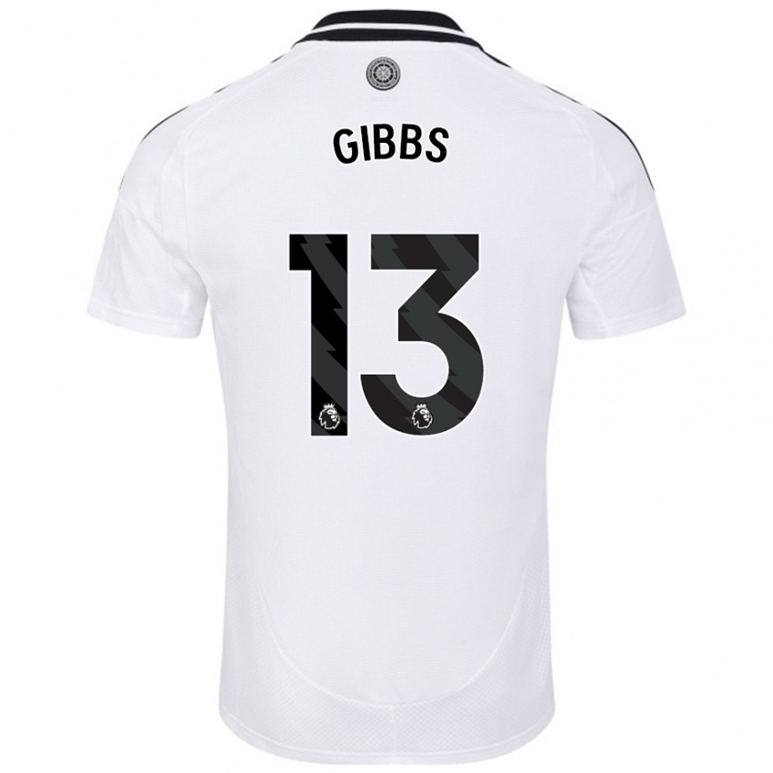 Kinder Frankie Gibbs #13 Weiß Heimtrikot Trikot 2024/25 T-Shirt Österreich