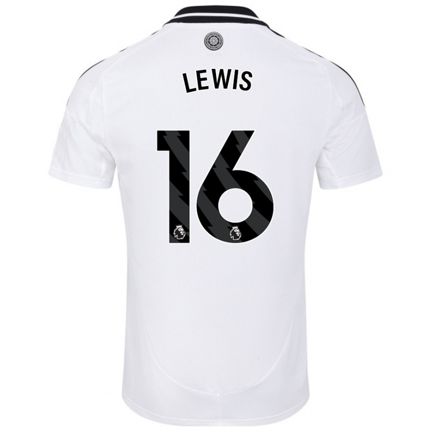 Kinder Milla Lewis #16 Weiß Heimtrikot Trikot 2024/25 T-Shirt Österreich