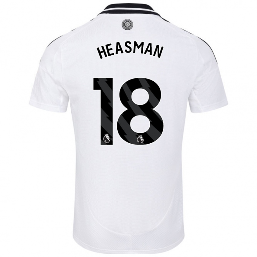 Kinder Georgia Heasman #18 Weiß Heimtrikot Trikot 2024/25 T-Shirt Österreich