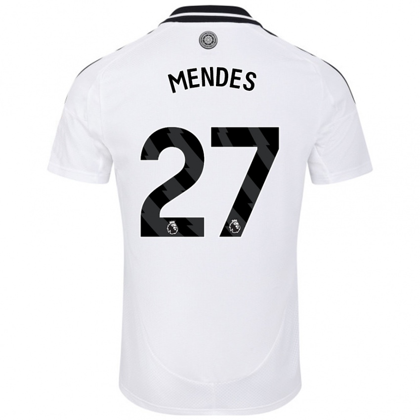 Kinder Megalie Mendes #27 Weiß Heimtrikot Trikot 2024/25 T-Shirt Österreich