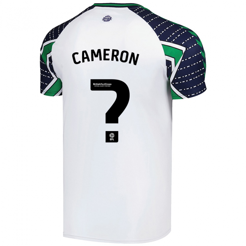 Kinder Dan Cameron #0 Weiß Auswärtstrikot Trikot 2024/25 T-Shirt Österreich