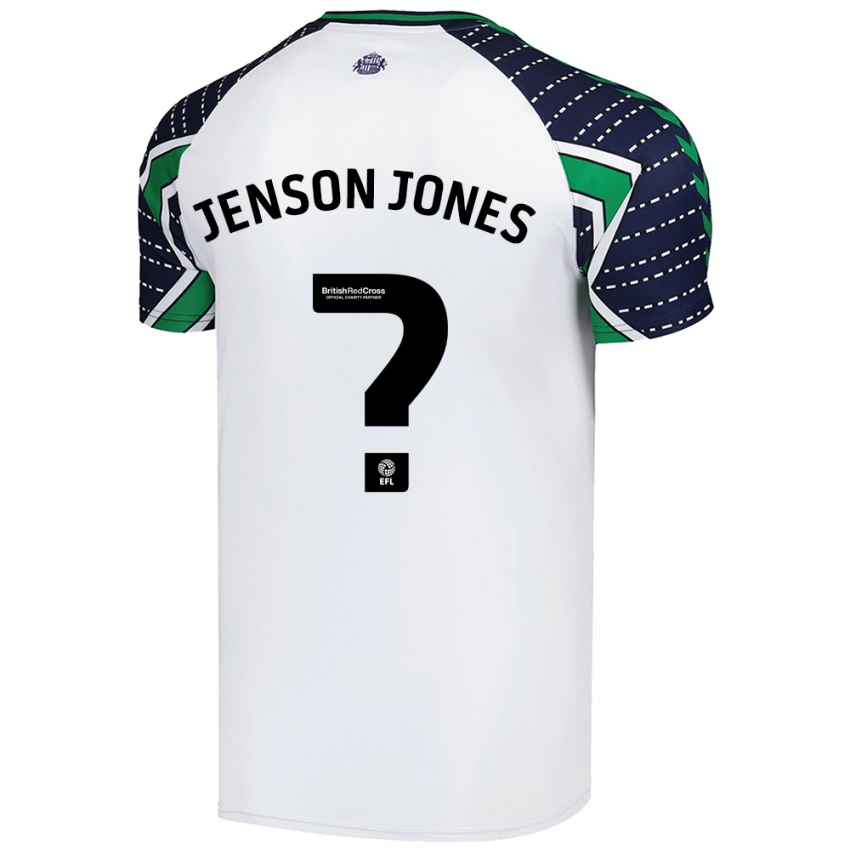 Kinder Jenson Jones #0 Weiß Auswärtstrikot Trikot 2024/25 T-Shirt Österreich