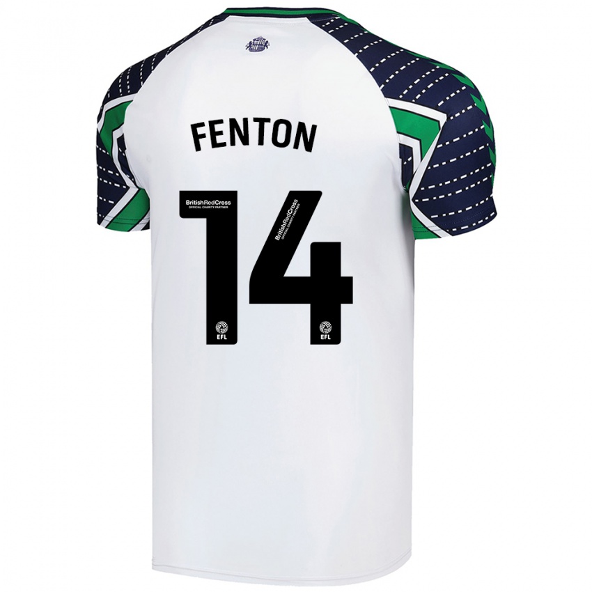 Kinder Natasha Fenton #14 Weiß Auswärtstrikot Trikot 2024/25 T-Shirt Österreich