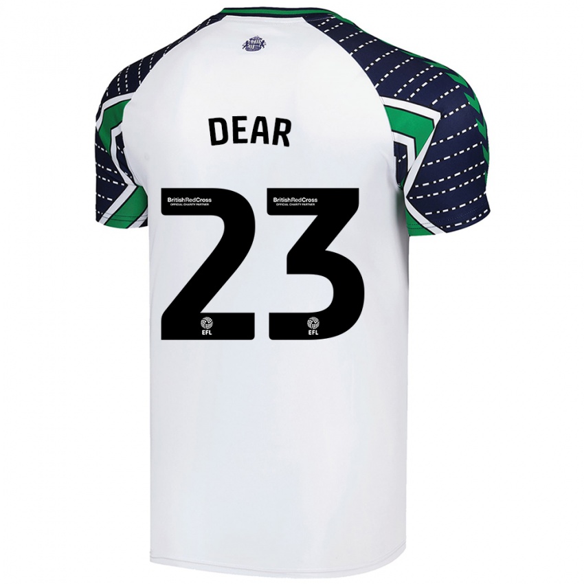 Kinder Jenna Dear #23 Weiß Auswärtstrikot Trikot 2024/25 T-Shirt Österreich