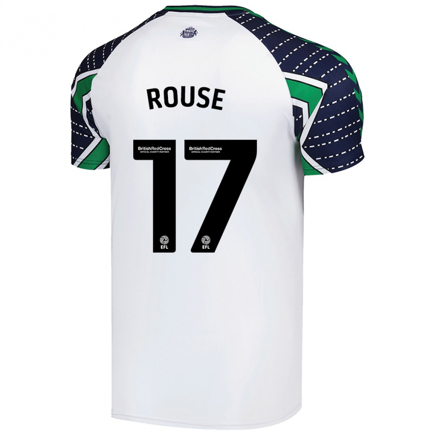 Kinder Mollie Rouse #17 Weiß Auswärtstrikot Trikot 2024/25 T-Shirt Österreich