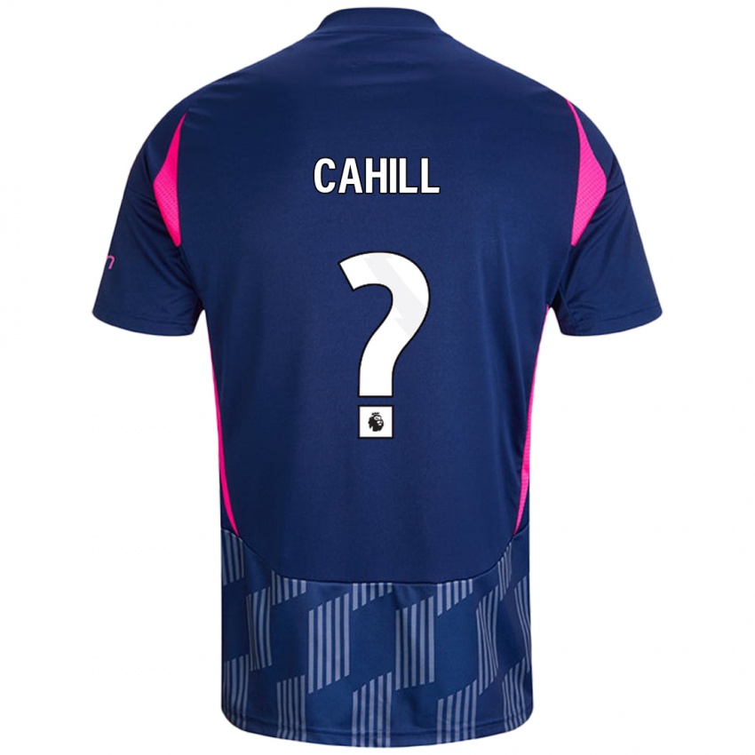 Kinder Shae Cahill #0 Königsblau Rosa Auswärtstrikot Trikot 2024/25 T-Shirt Österreich