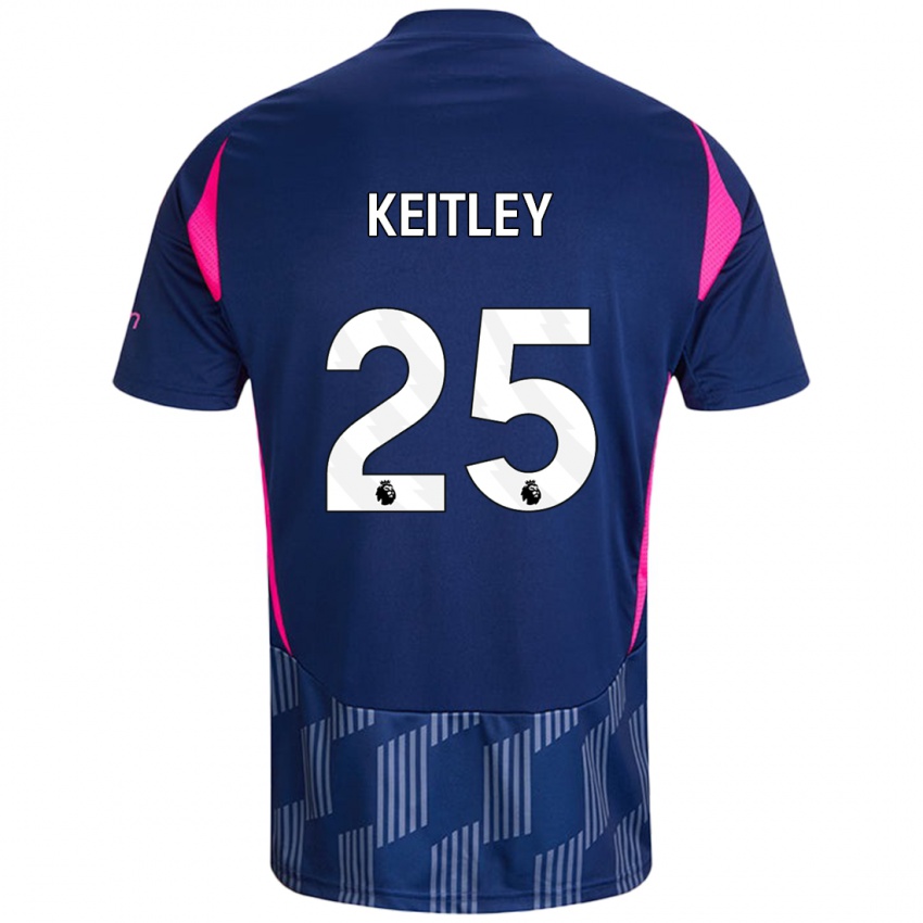 Kinder Alice Keitley #25 Königsblau Rosa Auswärtstrikot Trikot 2024/25 T-Shirt Österreich