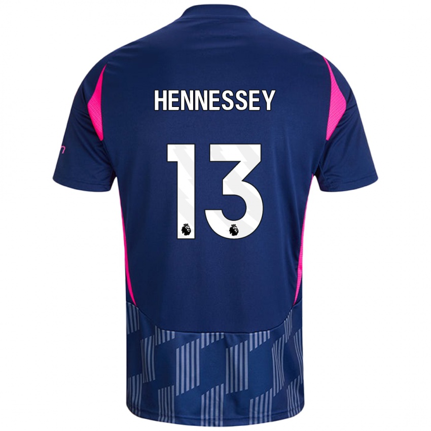 Kinder Wayne Hennessey #13 Königsblau Rosa Auswärtstrikot Trikot 2024/25 T-Shirt Österreich