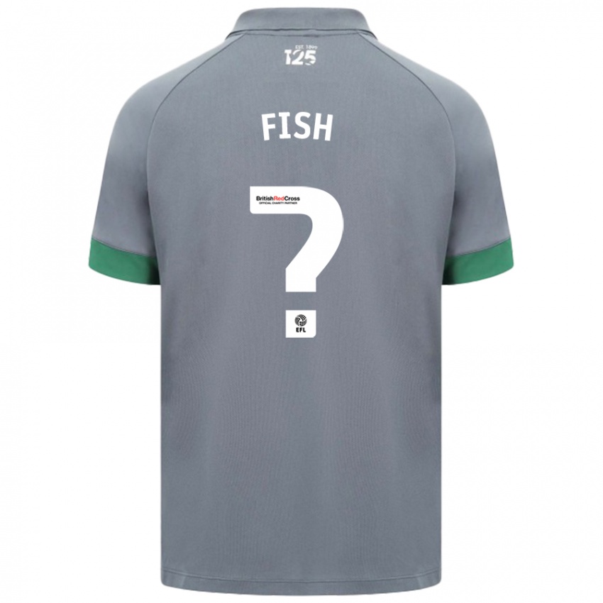 Kinder Will Fish #0 Dunkelgrau Auswärtstrikot Trikot 2024/25 T-Shirt Österreich