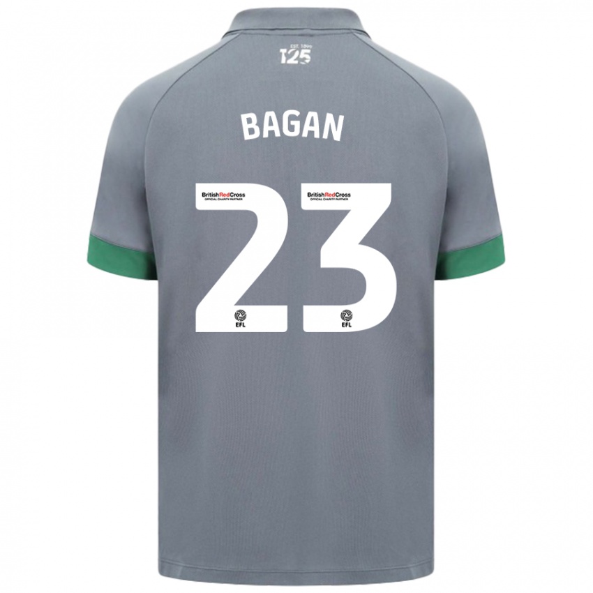 Kinder Joel Bagan #23 Dunkelgrau Auswärtstrikot Trikot 2024/25 T-Shirt Österreich