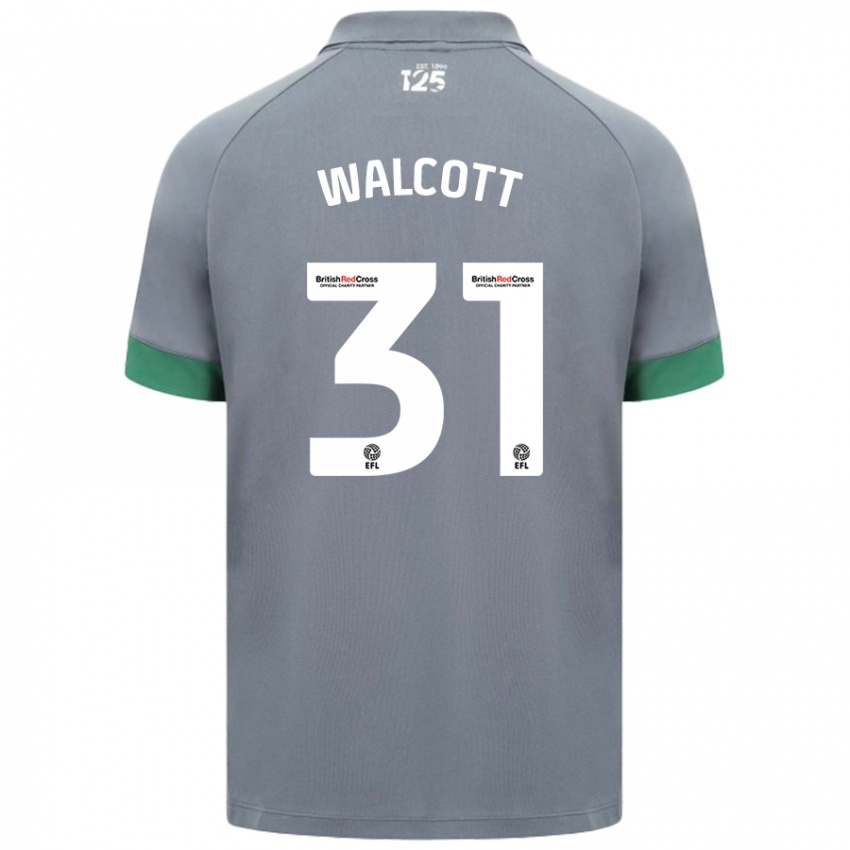 Kinder Malachi Fagan Walcott #31 Dunkelgrau Auswärtstrikot Trikot 2024/25 T-Shirt Österreich