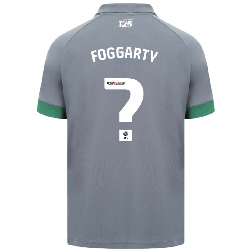 Kinder Corey Foggarty #0 Dunkelgrau Auswärtstrikot Trikot 2024/25 T-Shirt Österreich