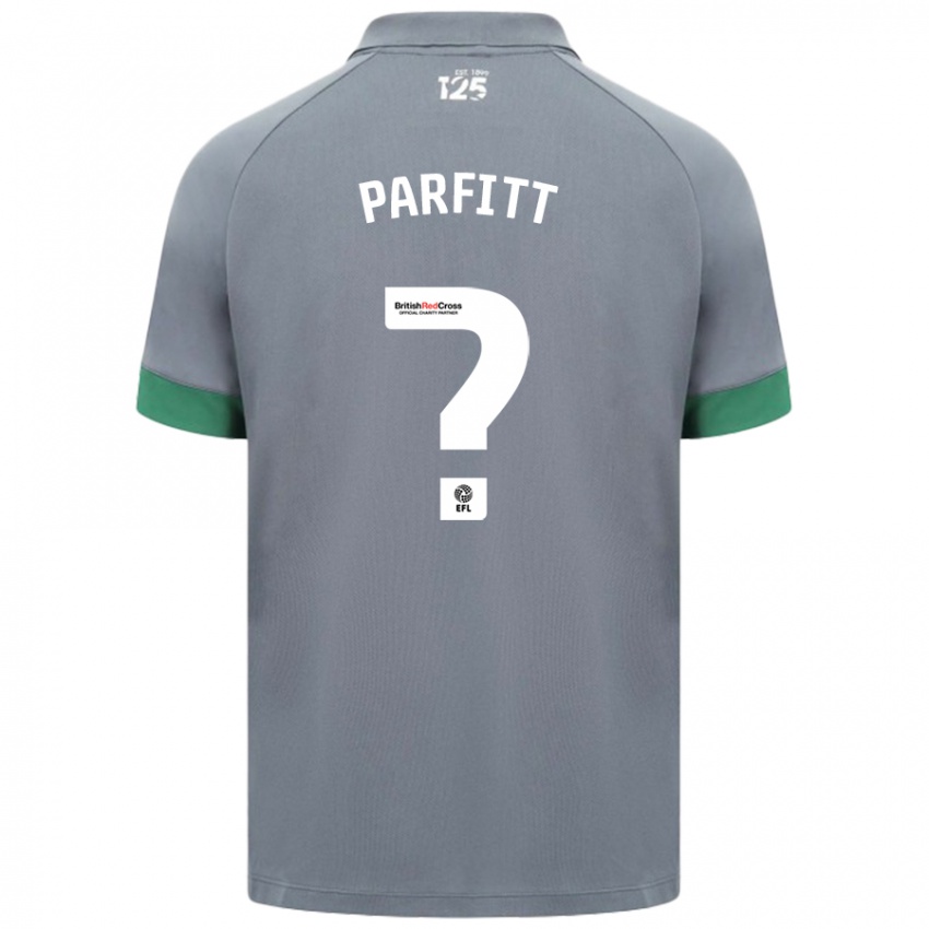 Kinder T-Jay Parfitt #0 Dunkelgrau Auswärtstrikot Trikot 2024/25 T-Shirt Österreich