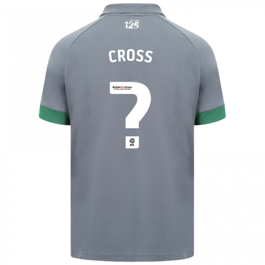 Kinder Alex Cross #0 Dunkelgrau Auswärtstrikot Trikot 2024/25 T-Shirt Österreich