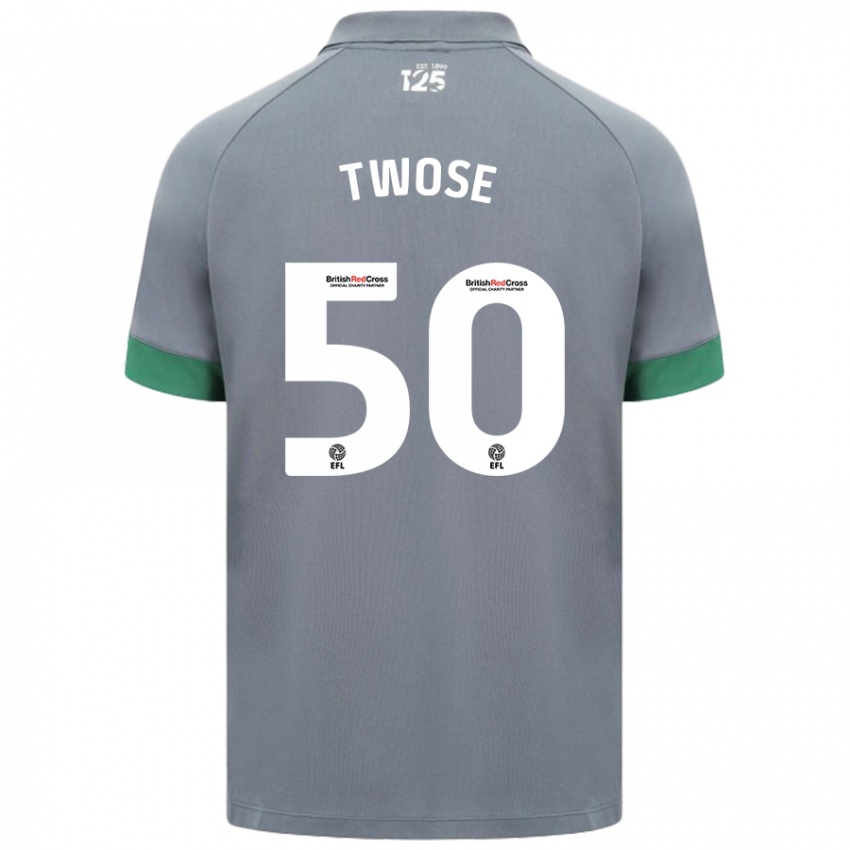 Kinder Cody Twose #50 Dunkelgrau Auswärtstrikot Trikot 2024/25 T-Shirt Österreich