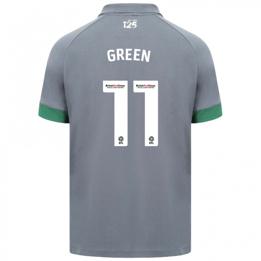 Kinder Danielle Green #11 Dunkelgrau Auswärtstrikot Trikot 2024/25 T-Shirt Österreich