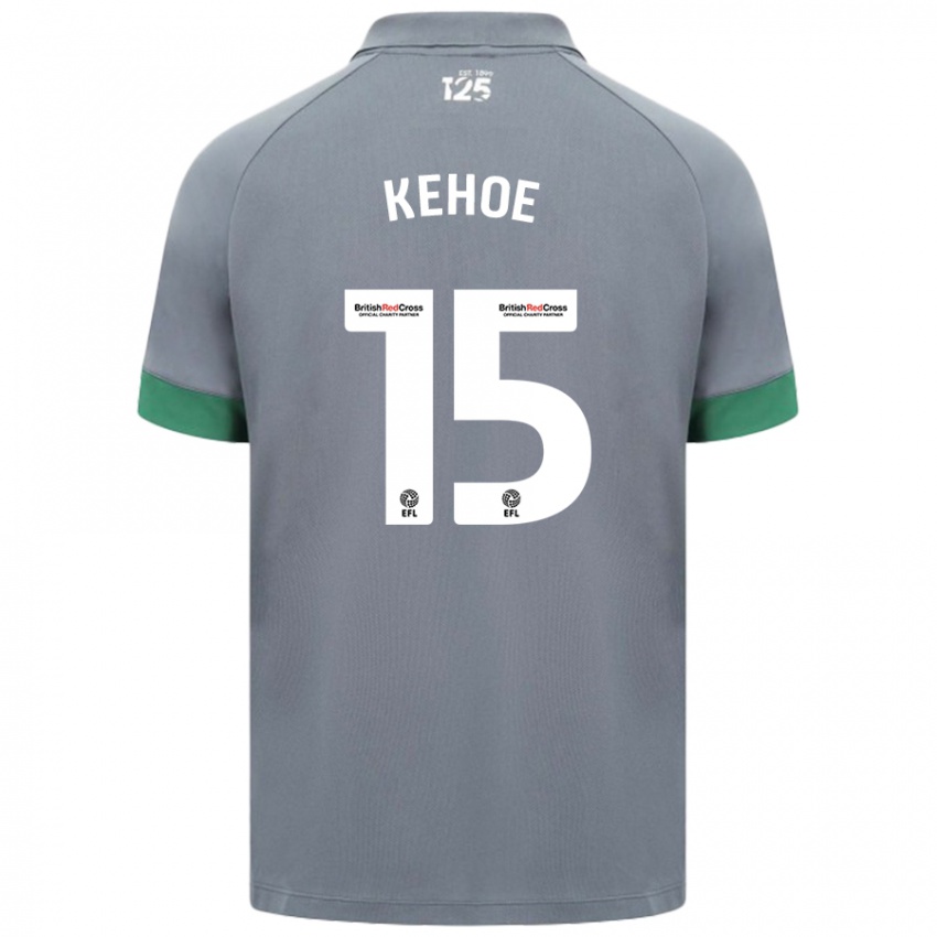 Kinder Molly Kehoe #15 Dunkelgrau Auswärtstrikot Trikot 2024/25 T-Shirt Österreich