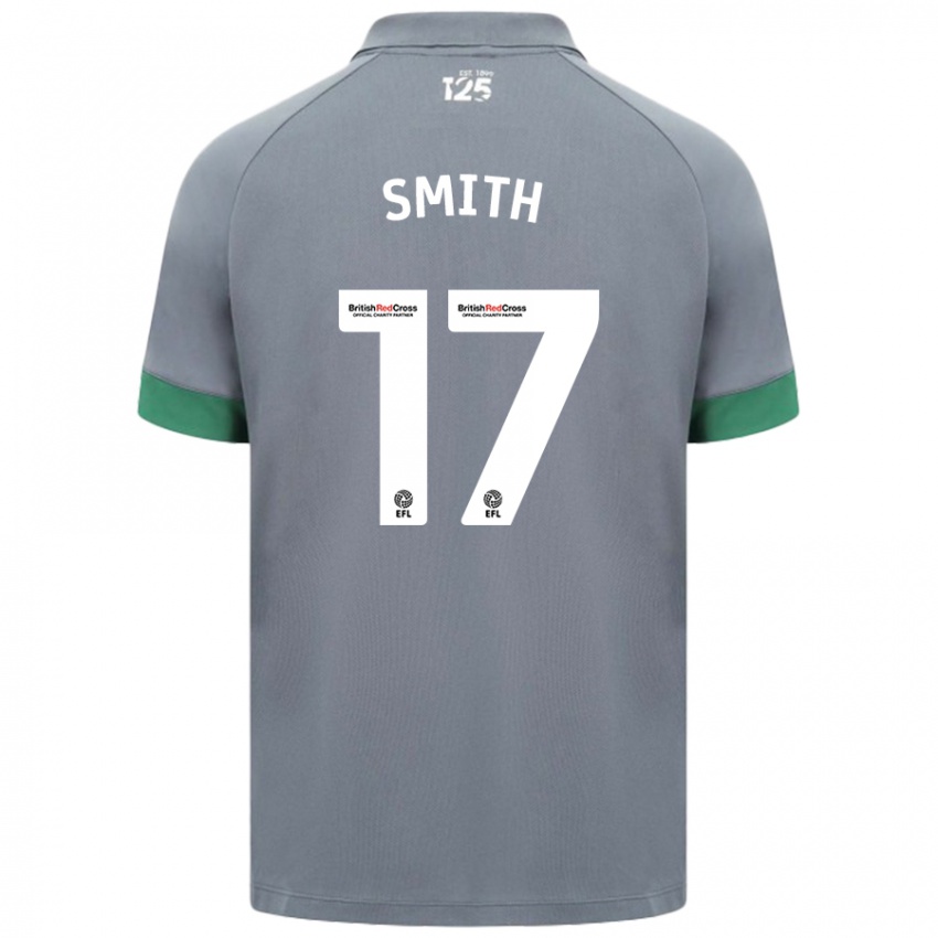 Kinder Hollie Smith #17 Dunkelgrau Auswärtstrikot Trikot 2024/25 T-Shirt Österreich