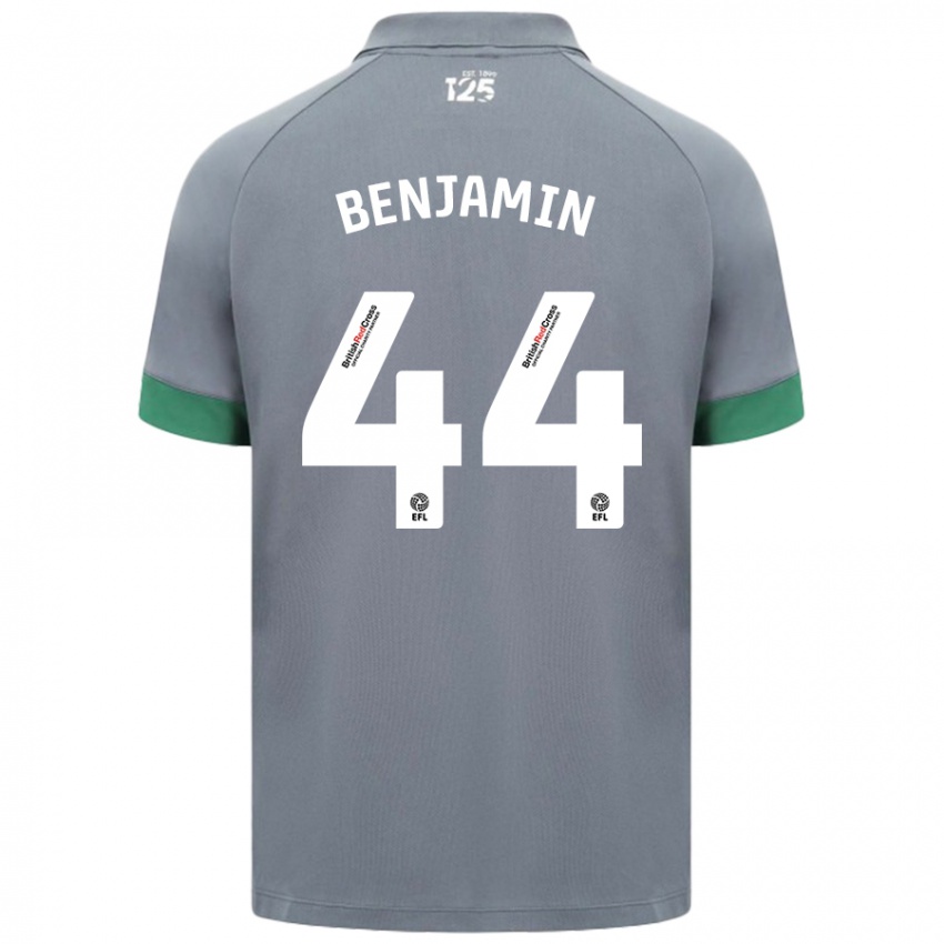 Kinder Xavier Benjamin #44 Dunkelgrau Auswärtstrikot Trikot 2024/25 T-Shirt Österreich