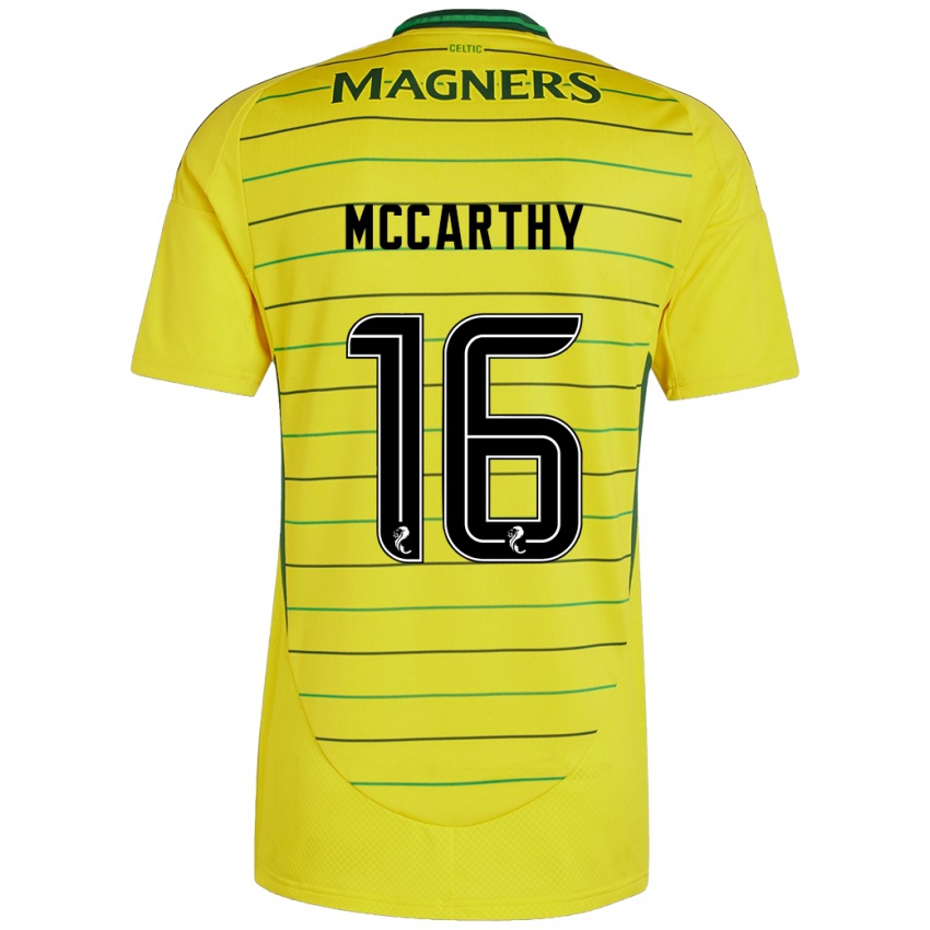 Kinder James Mccarthy #16 Gelb Auswärtstrikot Trikot 2024/25 T-Shirt Österreich