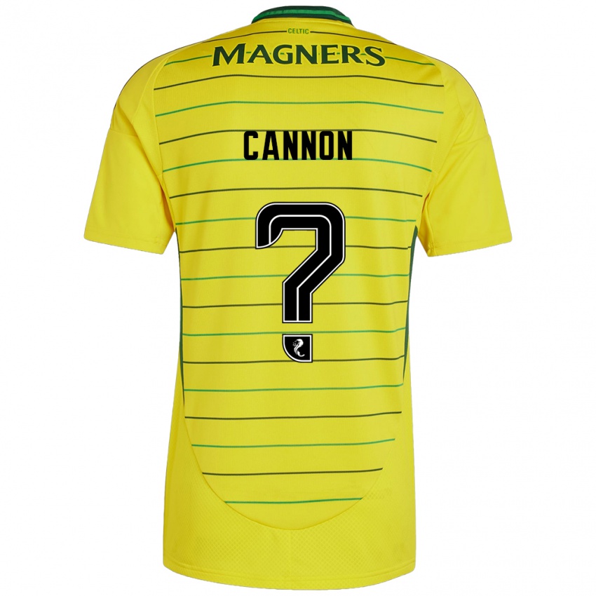 Kinder Aidan Cannon #0 Gelb Auswärtstrikot Trikot 2024/25 T-Shirt Österreich