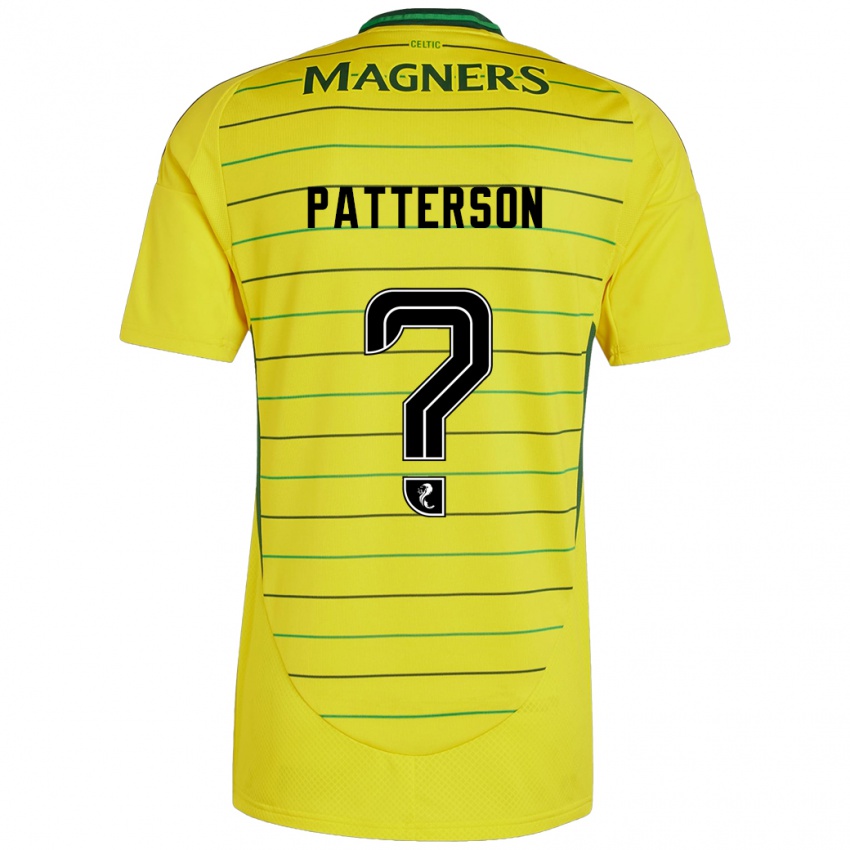 Kinder Cameron Patterson #0 Gelb Auswärtstrikot Trikot 2024/25 T-Shirt Österreich