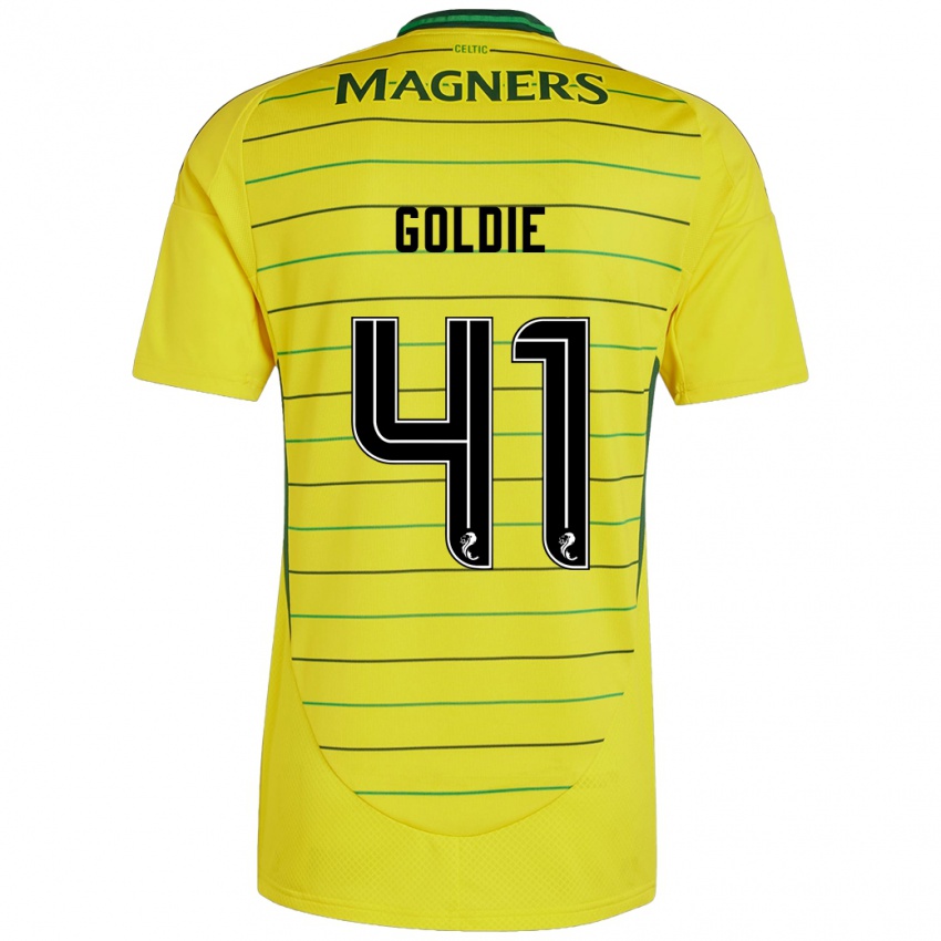 Kinder Clare Goldie #41 Gelb Auswärtstrikot Trikot 2024/25 T-Shirt Österreich