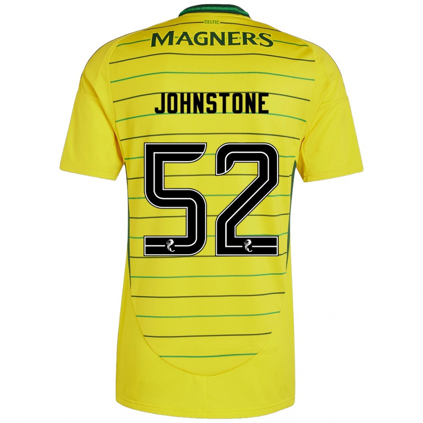 Kinder Rachael Johnstone #52 Gelb Auswärtstrikot Trikot 2024/25 T-Shirt Österreich