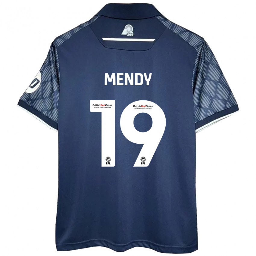 Kinder Jacob Mendy #19 Schwarz Auswärtstrikot Trikot 2024/25 T-Shirt Österreich