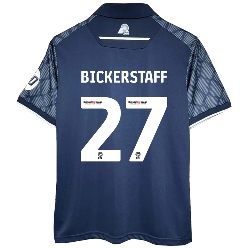 Kinder Jake Bickerstaff #27 Schwarz Auswärtstrikot Trikot 2024/25 T-Shirt Österreich