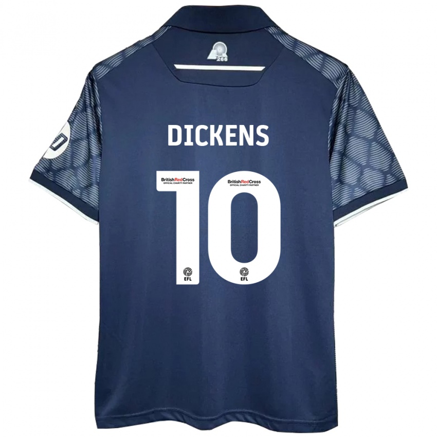 Kinder Tj Dickens #10 Schwarz Auswärtstrikot Trikot 2024/25 T-Shirt Österreich