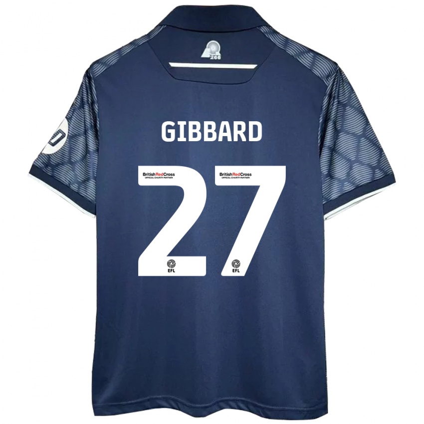 Kinder Mari Gibbard #27 Schwarz Auswärtstrikot Trikot 2024/25 T-Shirt Österreich