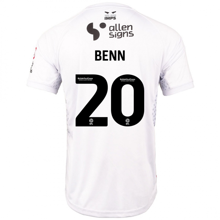 Kinder Jay Benn #20 Rot Weiß Auswärtstrikot Trikot 2024/25 T-Shirt Österreich