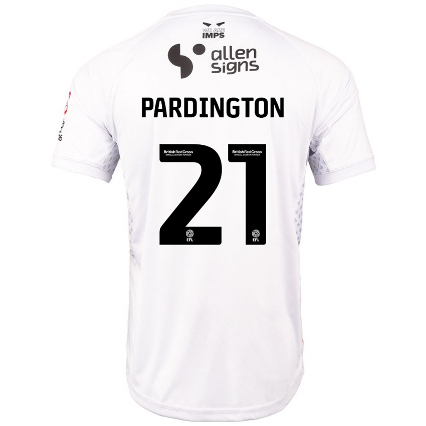 Kinder Jamie Pardington #21 Rot Weiß Auswärtstrikot Trikot 2024/25 T-Shirt Österreich