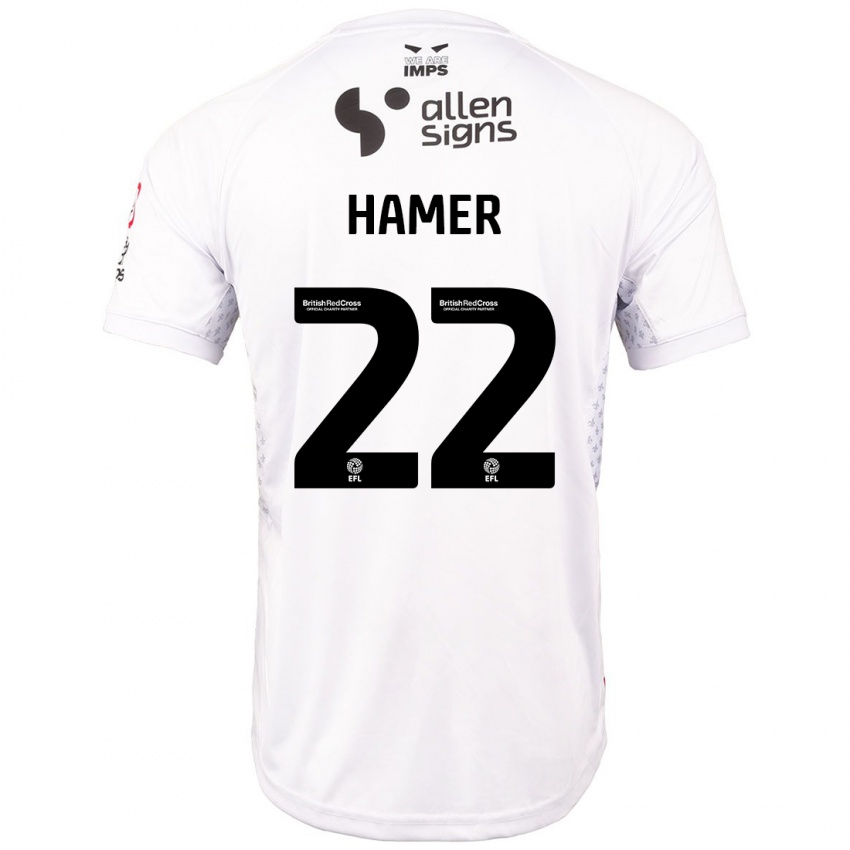 Kinder Tom Hamer #22 Rot Weiß Auswärtstrikot Trikot 2024/25 T-Shirt Österreich