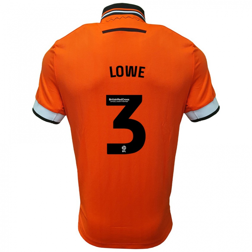 Kinder Max Lowe #3 Orange Weiß Auswärtstrikot Trikot 2024/25 T-Shirt Österreich