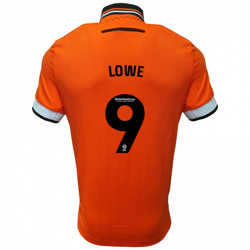 Kinder Jamal Lowe #9 Orange Weiß Auswärtstrikot Trikot 2024/25 T-Shirt Österreich