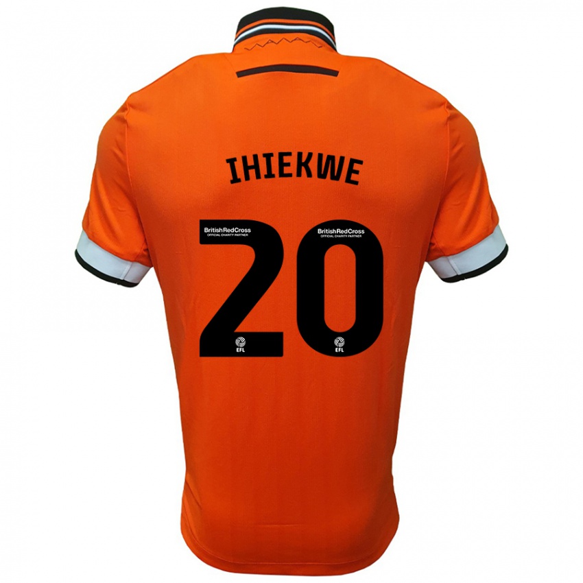 Kinder Michael Ihiekwe #20 Orange Weiß Auswärtstrikot Trikot 2024/25 T-Shirt Österreich