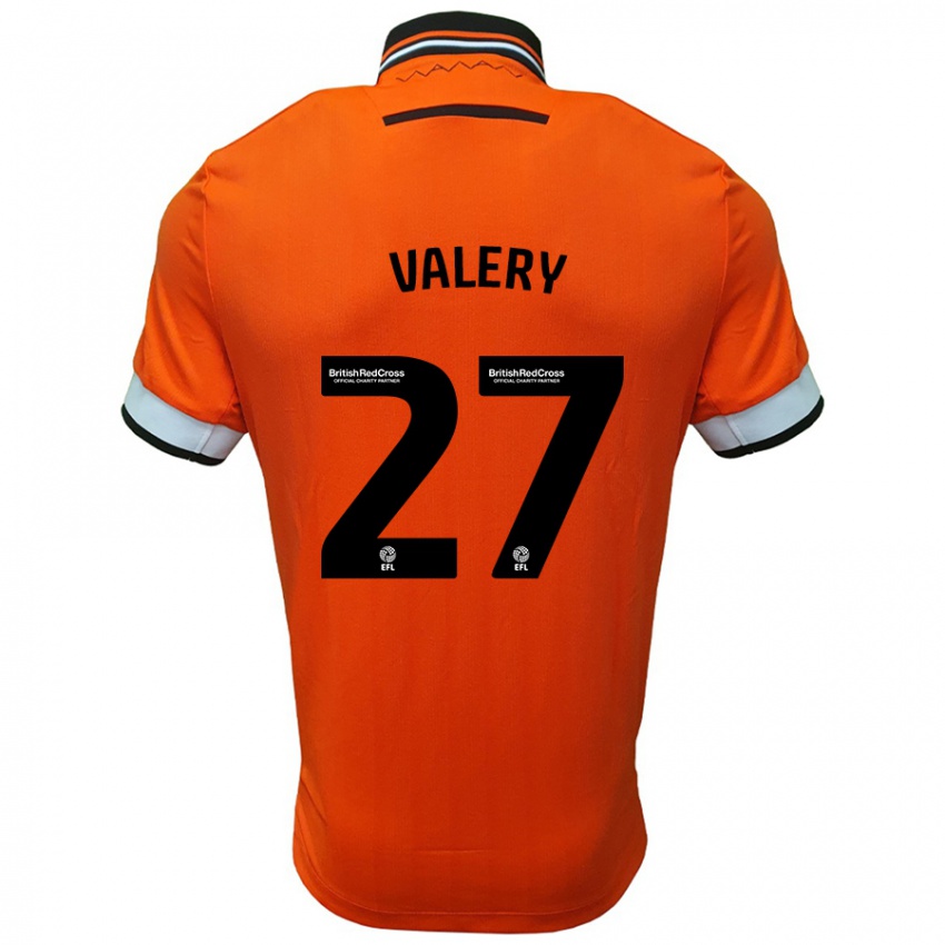 Kinder Yan Valery #27 Orange Weiß Auswärtstrikot Trikot 2024/25 T-Shirt Österreich