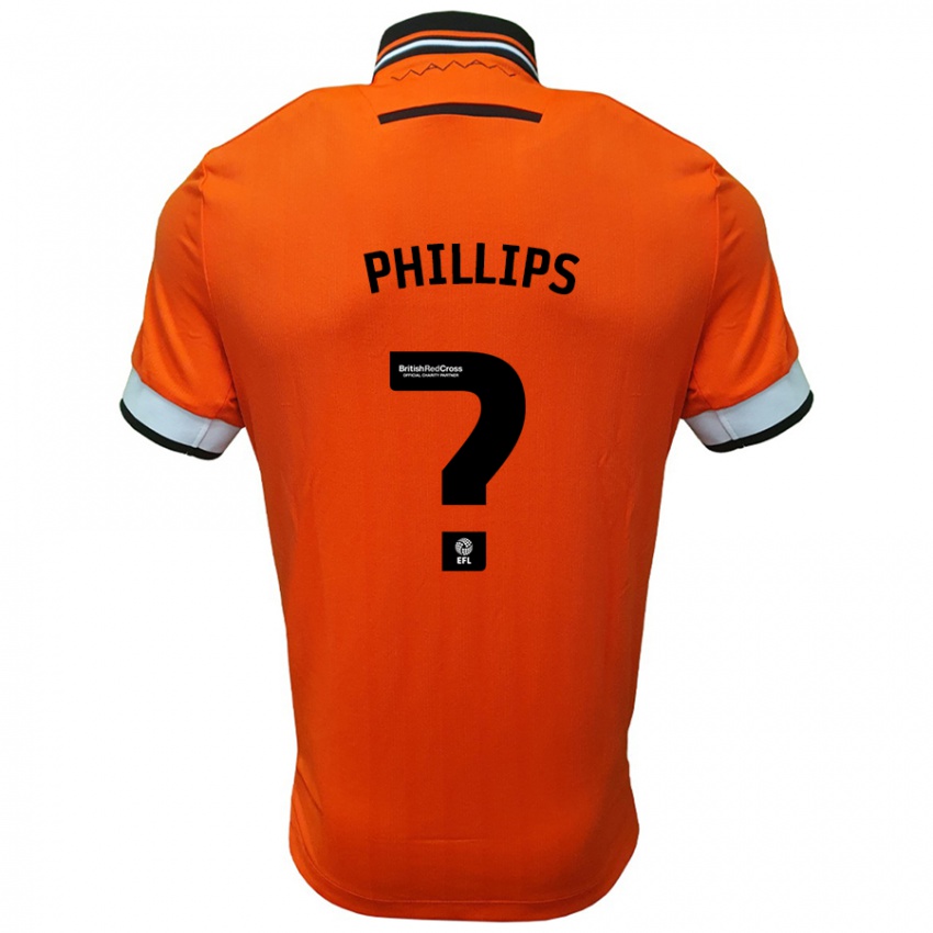 Kinder Jack Phillips #0 Orange Weiß Auswärtstrikot Trikot 2024/25 T-Shirt Österreich