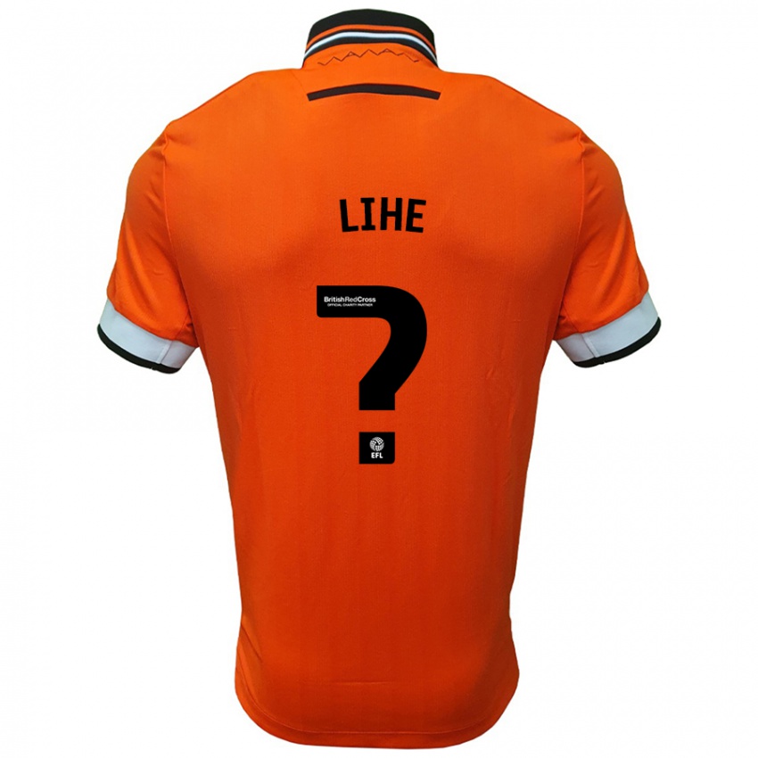 Kinder Harris Lihe #0 Orange Weiß Auswärtstrikot Trikot 2024/25 T-Shirt Österreich