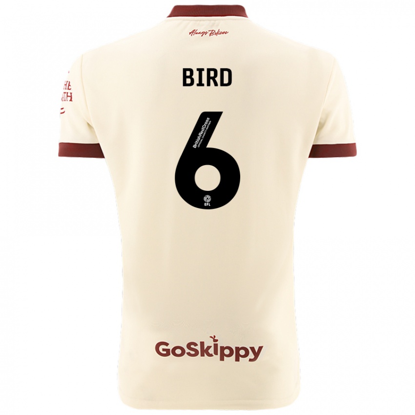 Kinder Max Bird #6 Cremeweiß Auswärtstrikot Trikot 2024/25 T-Shirt Österreich