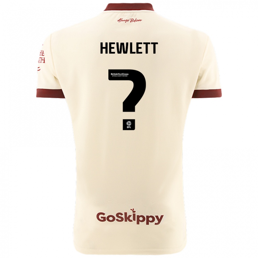 Kinder Callum Hewlett #0 Cremeweiß Auswärtstrikot Trikot 2024/25 T-Shirt Österreich