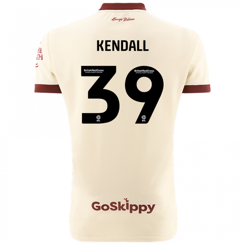 Kinder Maya Kendall #39 Cremeweiß Auswärtstrikot Trikot 2024/25 T-Shirt Österreich