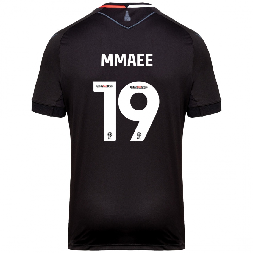 Kinder Ryan Mmaee #19 Schwarz Auswärtstrikot Trikot 2024/25 T-Shirt Österreich