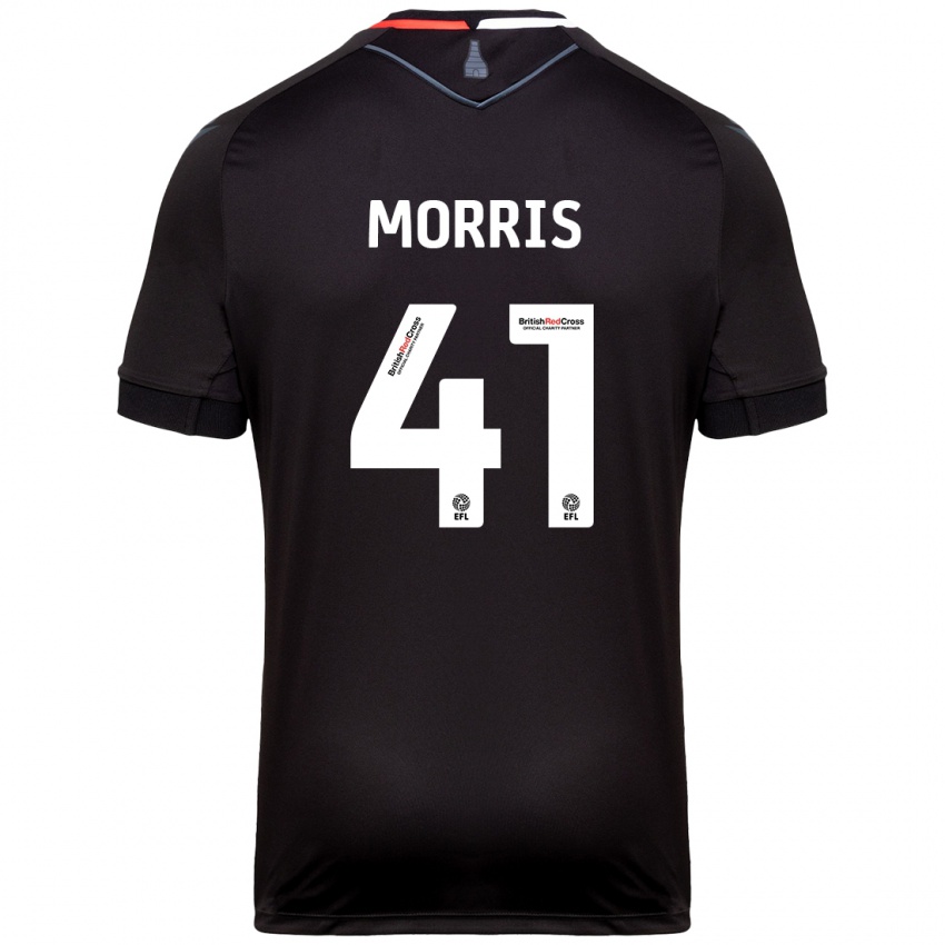 Kinder Scott Morris #41 Schwarz Auswärtstrikot Trikot 2024/25 T-Shirt Österreich