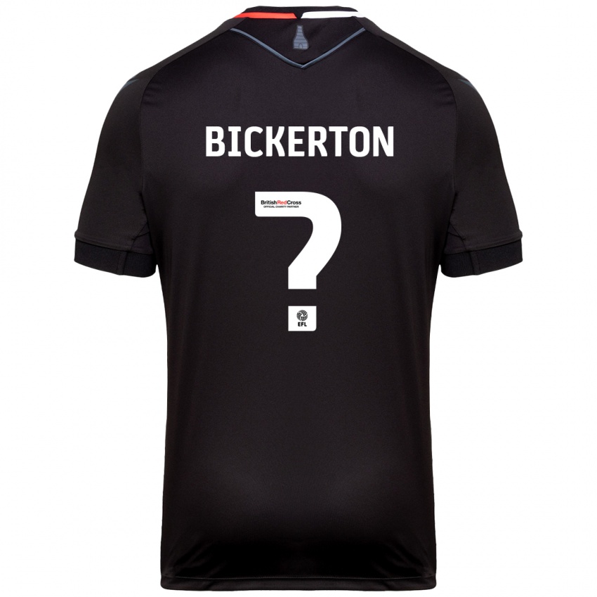 Kinder Josh Bickerton #0 Schwarz Auswärtstrikot Trikot 2024/25 T-Shirt Österreich